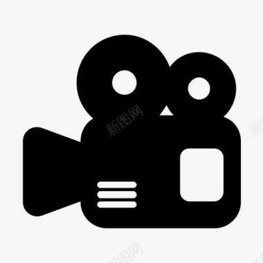 胶卷机电影院摄像机图标图标