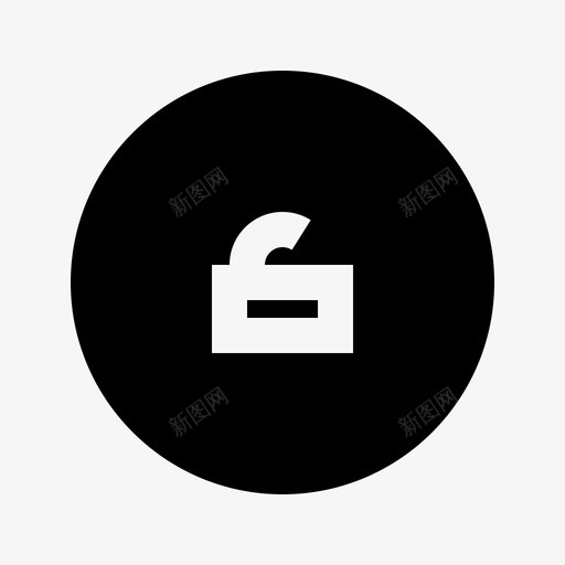 解锁保护安全图标svg_新图网 https://ixintu.com 保护 安全 安全保护webgrid 解锁