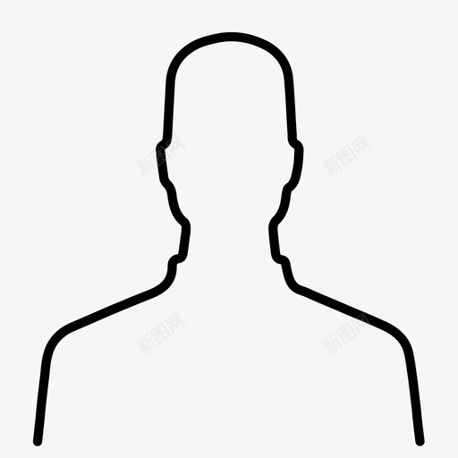 负责人人员个人资料图标svg_新图网 https://ixintu.com 个人资料 人员 用户 负责人