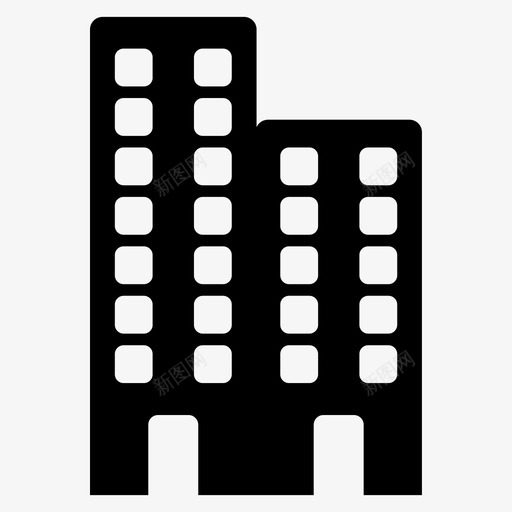 建筑物房子标志图标svg_新图网 https://ixintu.com 建筑物 房地产 房子 标志 真实状态