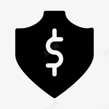 保护金钱保护安全图标图标