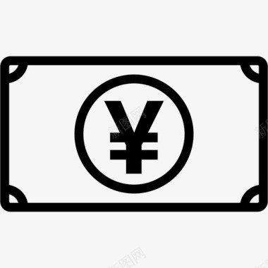 日元货币日本图标图标