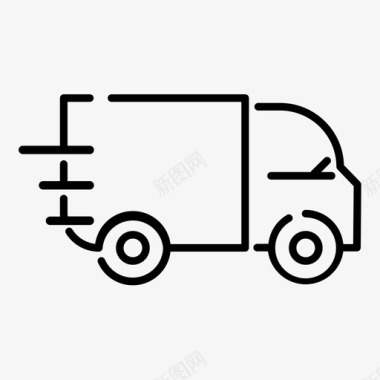 送货汽车面包车图标图标
