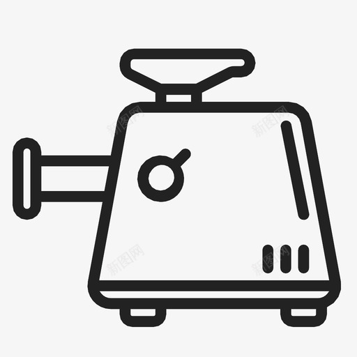 绞肉机杂碎机家用图标svg_新图网 https://ixintu.com 家用 杂碎机 绞肉机