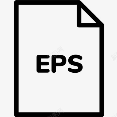 eps文件扩展名格式图标图标