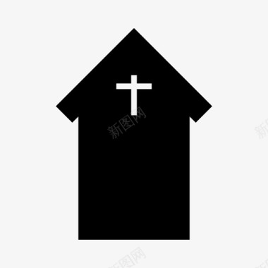 教会基督徒上帝图标图标