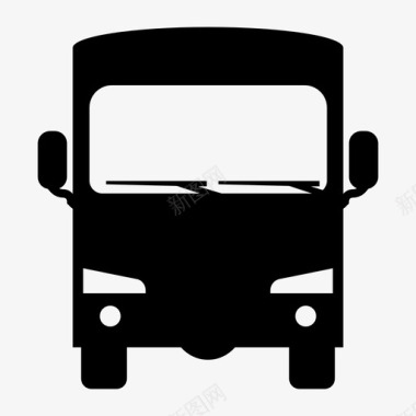 公共汽车旅行旅游图标图标