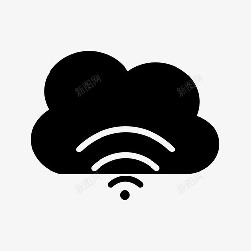 云存储云数据传输互联网图标svg_新图网 https://ixintu.com 云存储 云数据传输 互联网 共享驱动器 无线连接 网络和通信填充