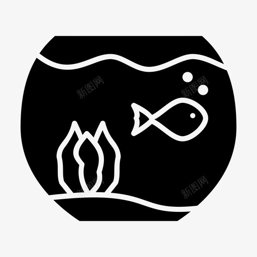 水族馆碗鱼图标svg_新图网 https://ixintu.com 宠物 水下 水族馆 碗 鱼 鱼缸