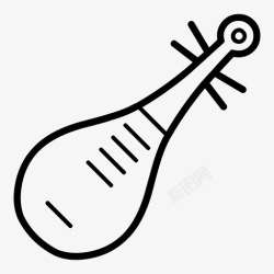 曼陀林曼陀林古典乐器图标高清图片