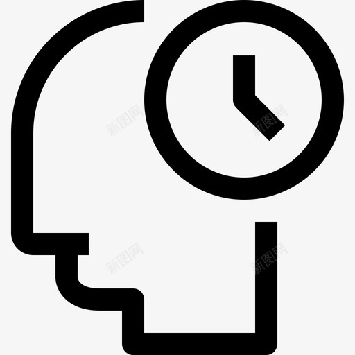 人类思维和思维大脑头脑图标svg_新图网 https://ixintu.com 人类思维和思维 人类思维的最小图标 大脑 头脑 时间 过程