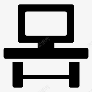 计算机商务办公桌图标图标