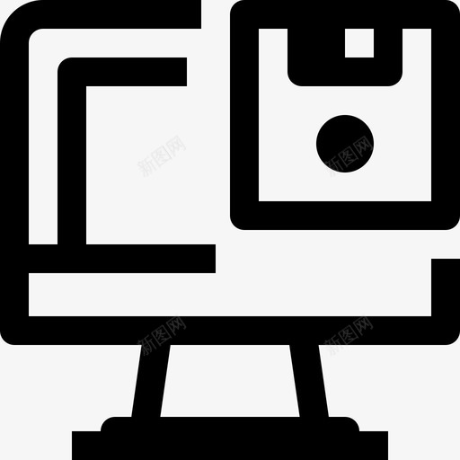 计算机功能设备保存图标svg_新图网 https://ixintu.com 保存 技术 计算机功能 计算机功能最小图标 设备