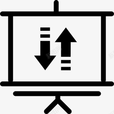 幕布上下图标