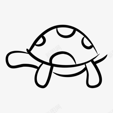 海龟动物爬行动物图标图标