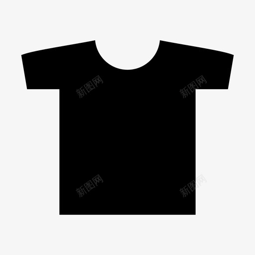 服装休闲服时装图标svg_新图网 https://ixintu.com t恤 休闲服 时装 服装 衬衫