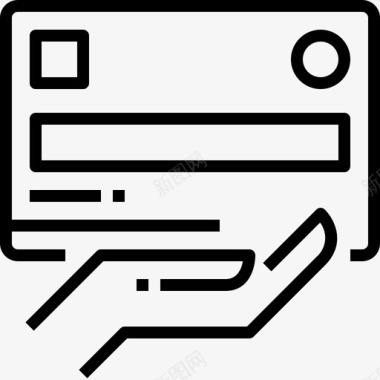 信用卡支付银行业务信用卡图标图标