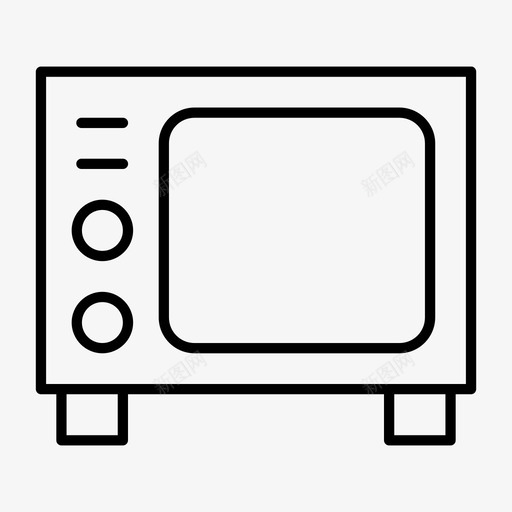 微波炉厨师烹饪图标svg_新图网 https://ixintu.com 厨师 厨房 微波炉 烤箱 烹饪