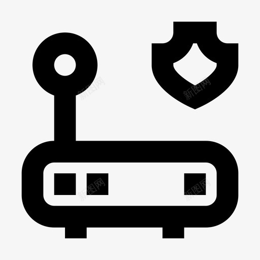 受保护路由器保护安全图标svg_新图网 https://ixintu.com 保护 受保护路由器 安全 安全保护材料