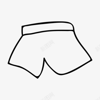 短裤衣服服装图标图标