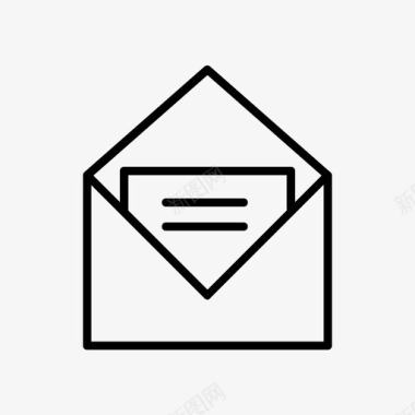 信件快递电子邮件图标图标
