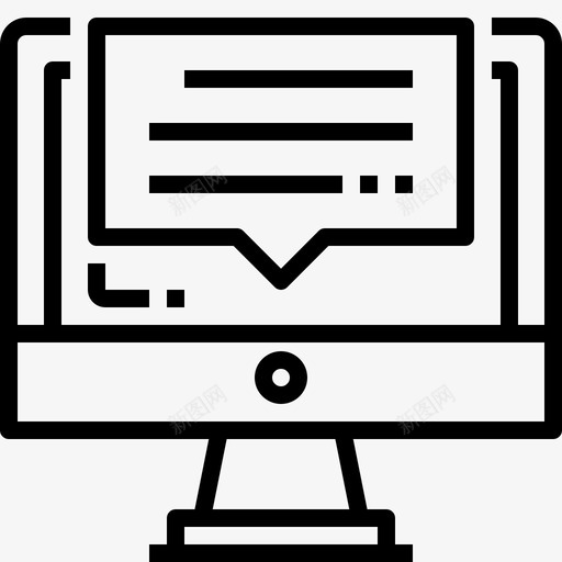 沟通对话信息图标svg_新图网 https://ixintu.com 信息 对话 沟通 电子邮件和信息概念图标 语音泡泡 谈话