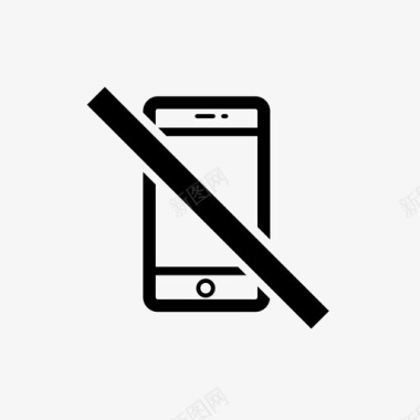 禁止移动禁止使用手机智能手机图标图标