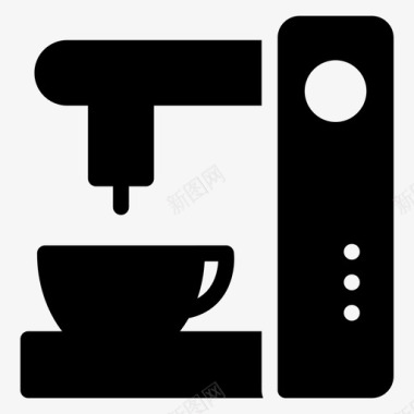 咖啡研磨机热的图标图标