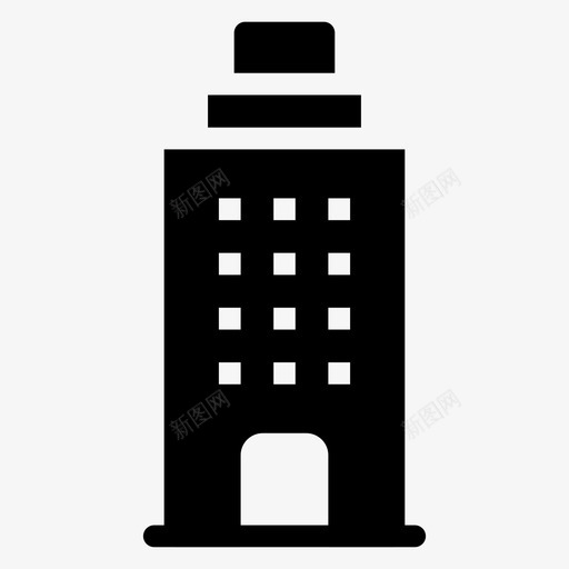 建筑商业房地产图标svg_新图网 https://ixintu.com 办公字形卷1 办公室 商业 建筑 房地产 酒店