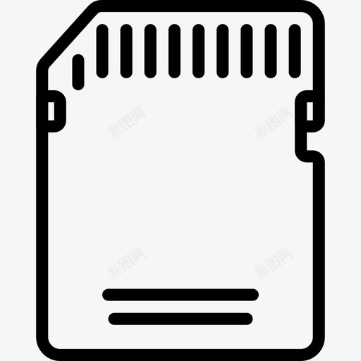 存储sd卡设备小工具图标svg_新图网 https://ixintu.com 存储 存储sd卡 小工具 技术 电气设备概述 设备