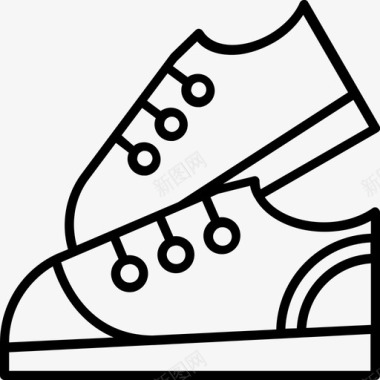 鞋子靴子脚图标图标