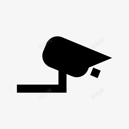摄像机保护安全图标svg_新图网 https://ixintu.com 保护 安全 安全防护网络网格 摄像机