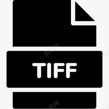 tiff文件扩展名格式图标图标