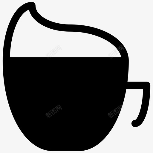 卡布奇诺咖啡杯子图标svg_新图网 https://ixintu.com 卡布奇诺 咖啡 杯子 浓缩咖啡 马克杯