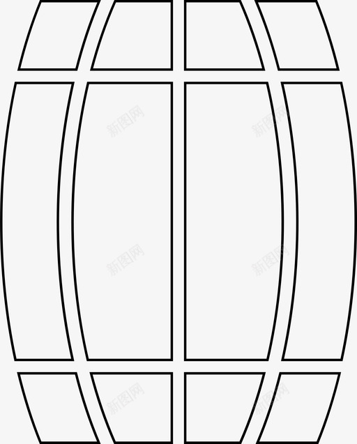 木桶酒精啤酒桶图标svg_新图网 https://ixintu.com 啤酒桶 朗姆酒桶 木桶 水 酒精