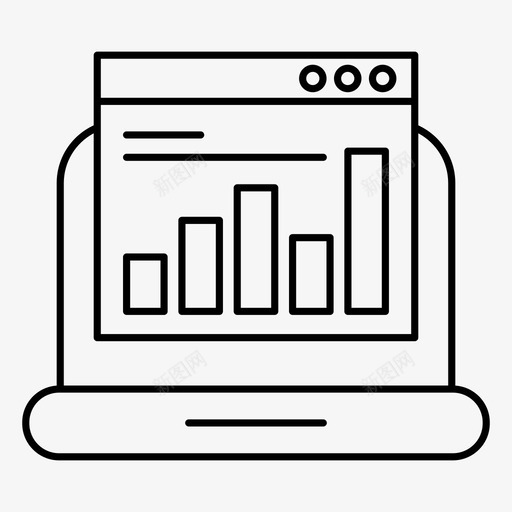 统计分析图表图标svg_新图网 https://ixintu.com 分析 图表 报告 统计 银行概要