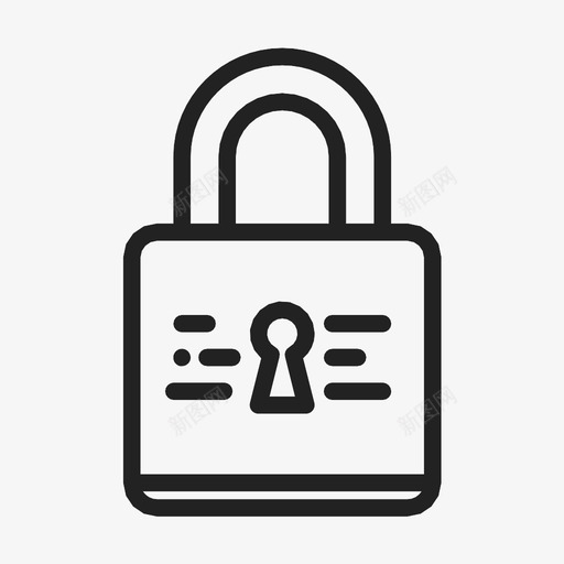 安全密码锁图标svg_新图网 https://ixintu.com 安全 密码锁