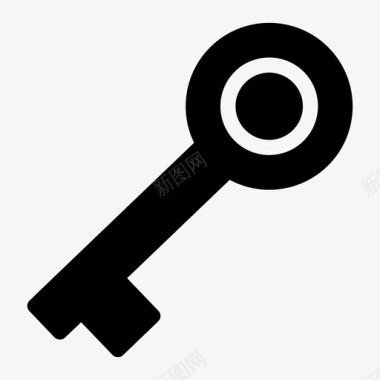 密码门禁门钥匙图标图标