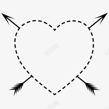 心箭丘比特爱情图标图标