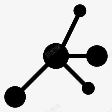 分子原子商业图标图标