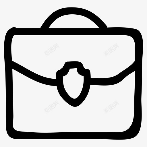 采购产品包公文包手提包图标svg_新图网 https://ixintu.com 公文包 商务和办公室手绘图标 手提包 手提箱 行李 采购产品包