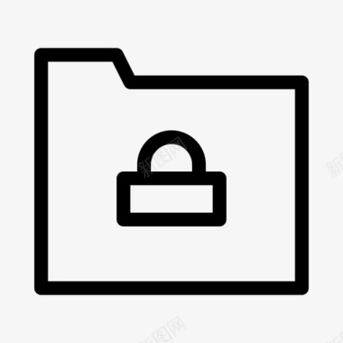 锁定的ios文件夹保护安全保护文件夹锁定图标图标