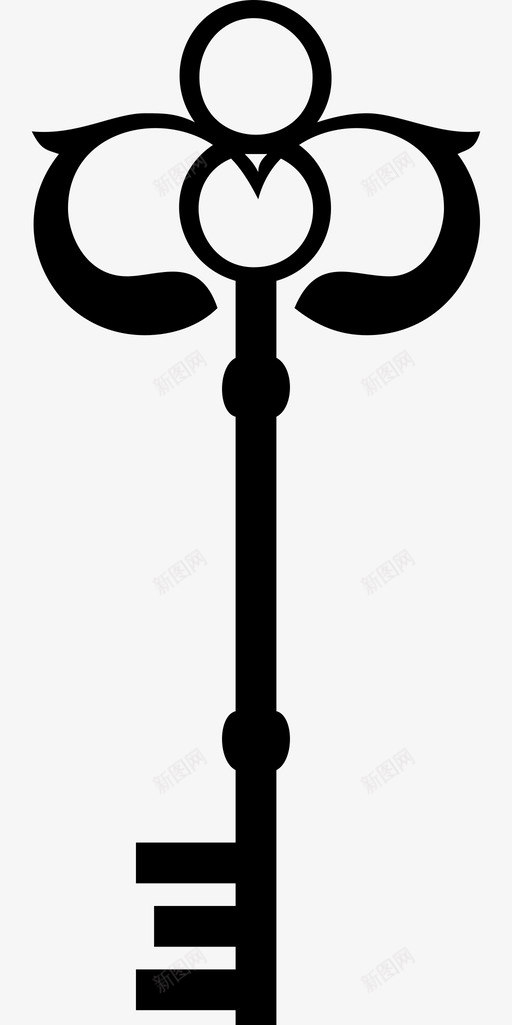 钥匙复古钥匙图标svg_新图网 https://ixintu.com 复古钥匙 钥匙