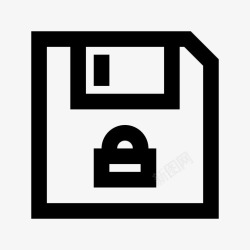 软盘写保护安全软盘保护安全图标高清图片
