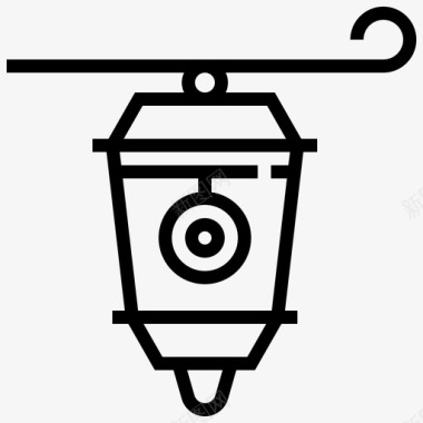 灯笼伊斯兰斋月图标图标
