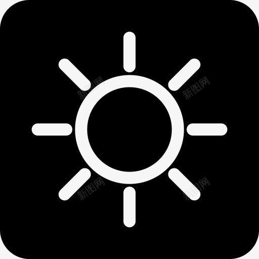 阳光亮度网络用户界面图标svg_新图网 https://ixintu.com 亮度 网络用户界面 阳光