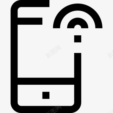 智能手机连接设备图标图标
