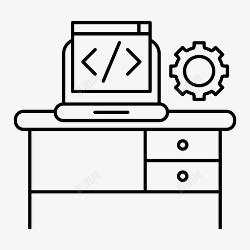 开发代码编码图标svg_新图网 https://ixintu.com 代码 公司业务概要 开发 编码 编程 网络