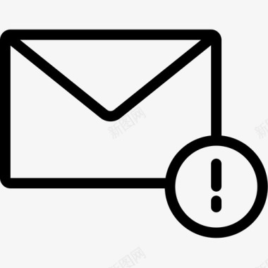 信息电子邮件信封信件图标图标