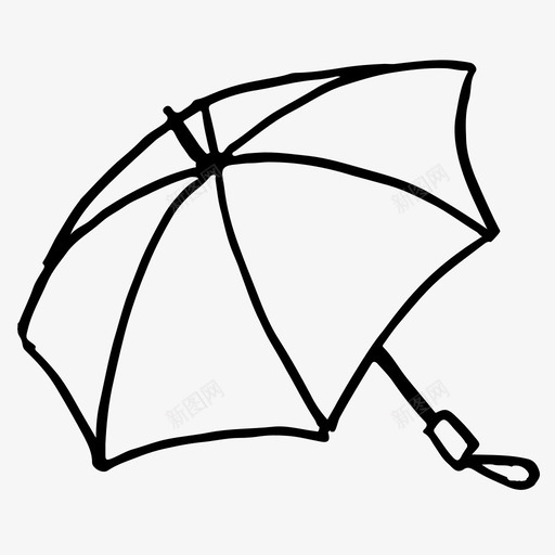 伞手绘草图图标svg_新图网 https://ixintu.com 伞 手绘 略图图标 草图